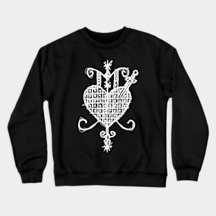 Dark and Gritty Ezili Dantor voodoo veve sigil symbol Crewneck Sweatshirt